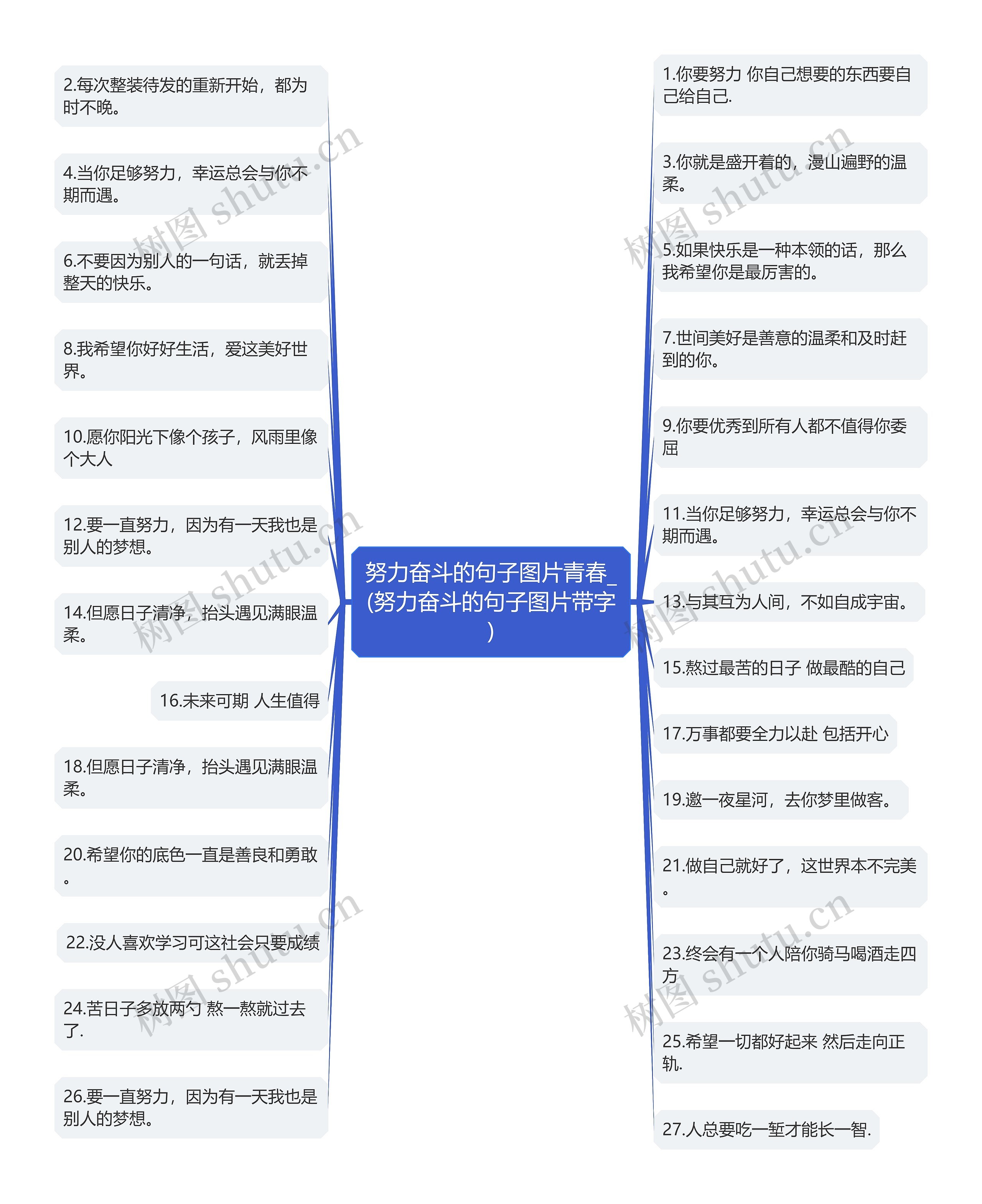 努力奋斗的句子图片青春_(努力奋斗的句子图片带字)思维导图