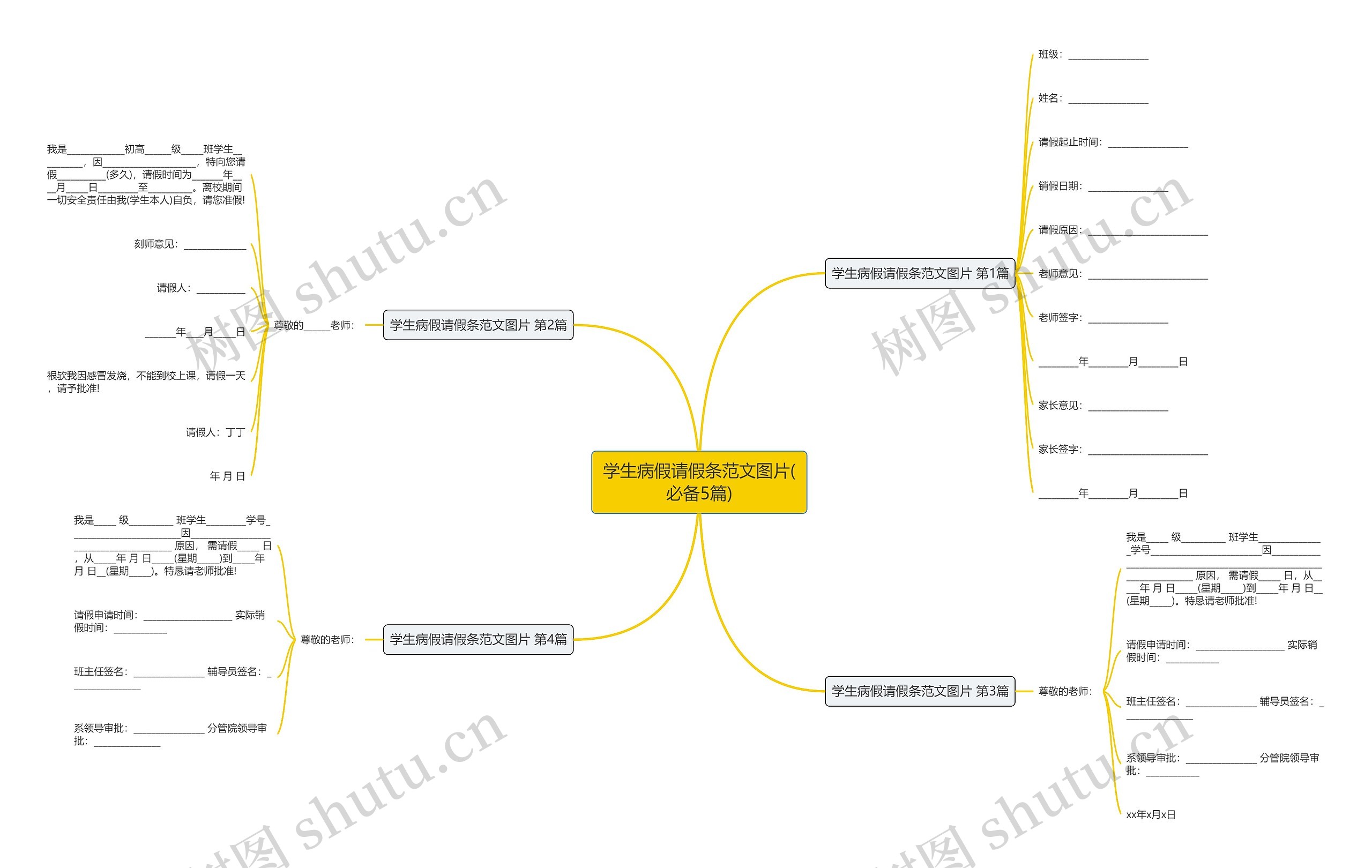 学生病假请假条范文图片(必备5篇) 学生病假请假条范文图片(必备5篇)