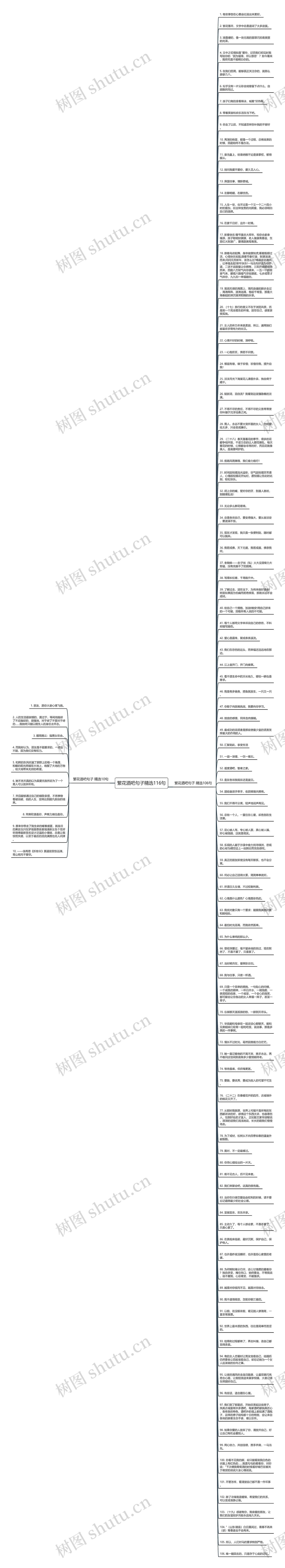 繁花酒吧句子精选116句思维导图