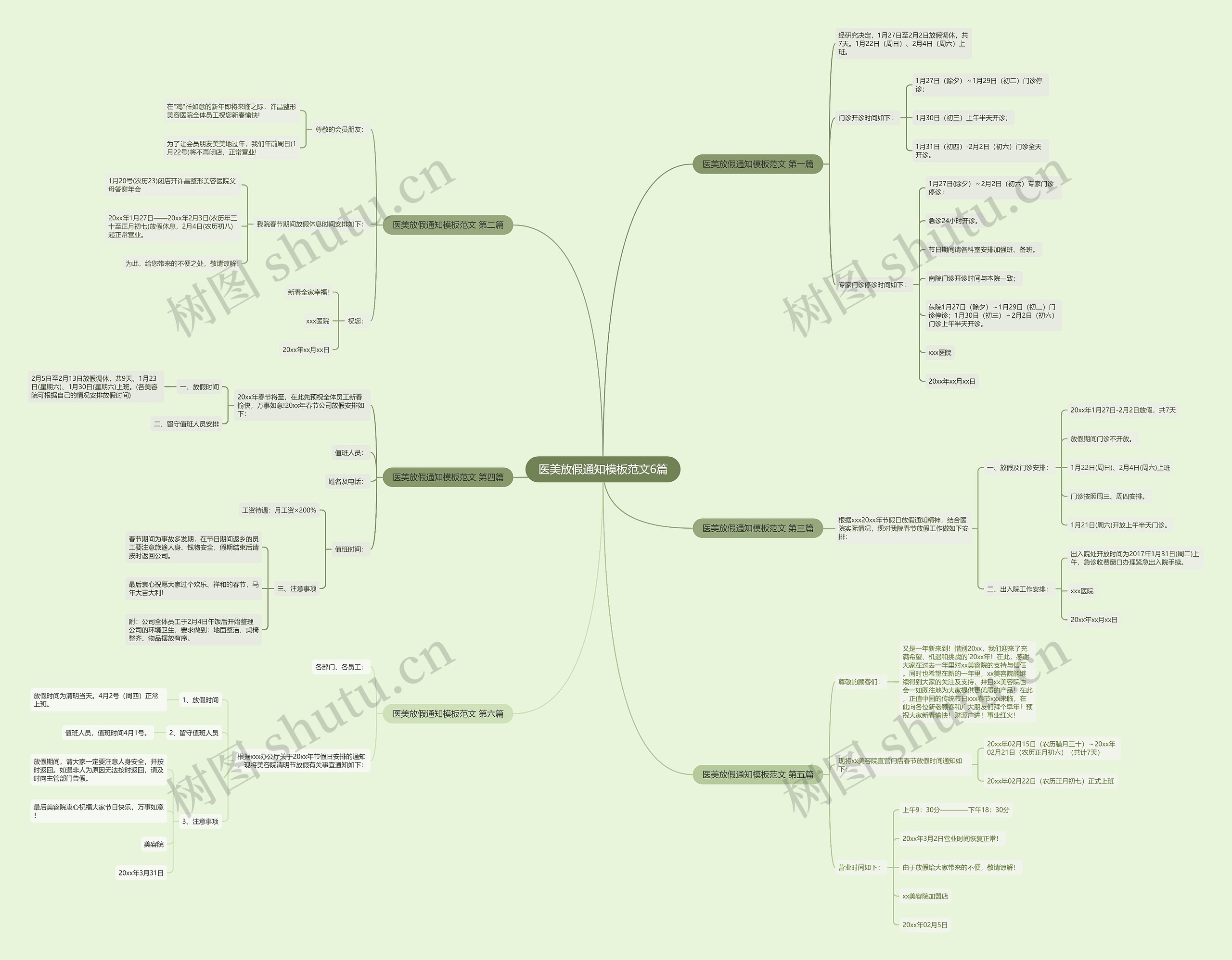 医美放假通知模板范文6篇 医美放假通知模板范文6篇