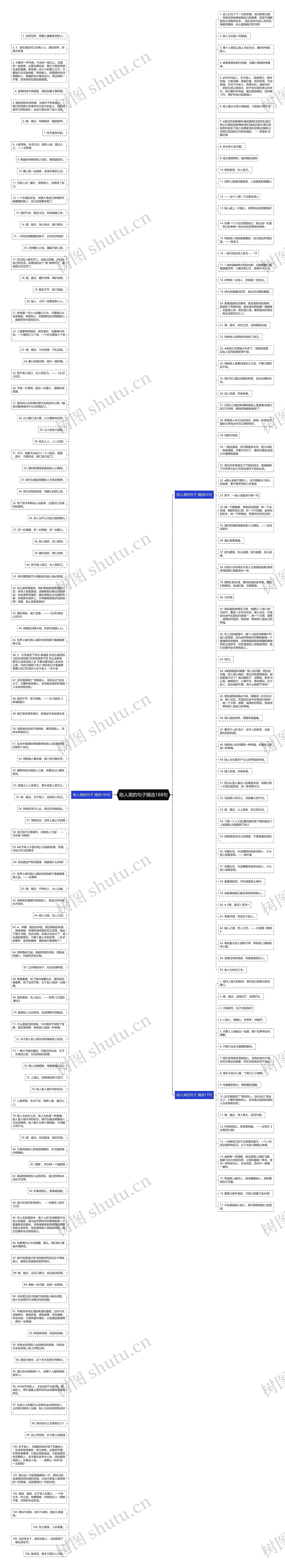 助人美的句子精选188句思维导图