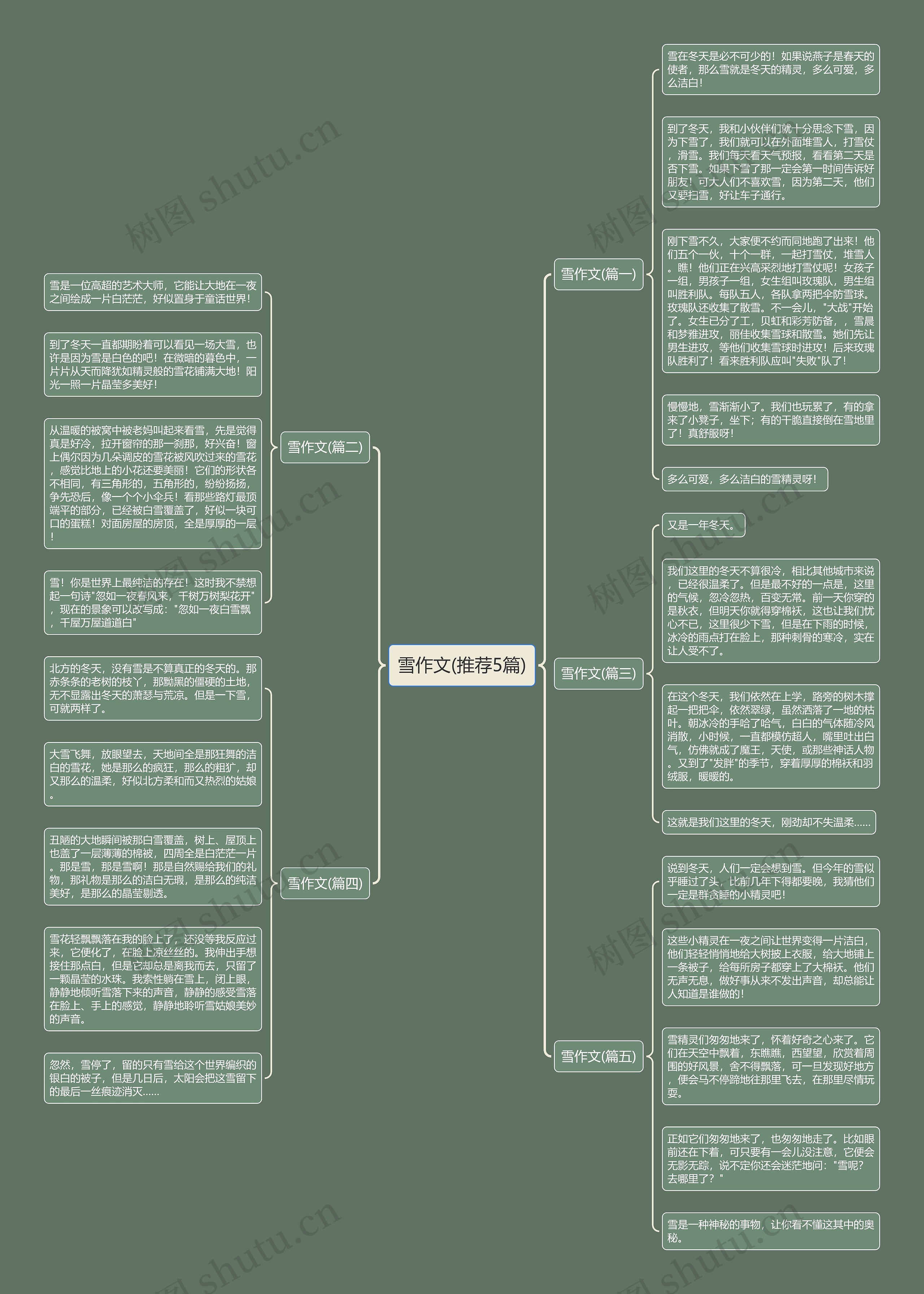 雪作文(推荐5篇) 雪作文(推荐5篇)