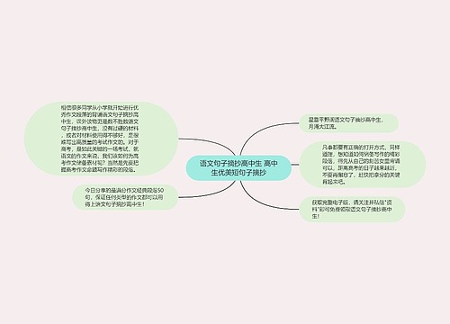 语文句子摘抄高中生 高中生优美短句子摘抄