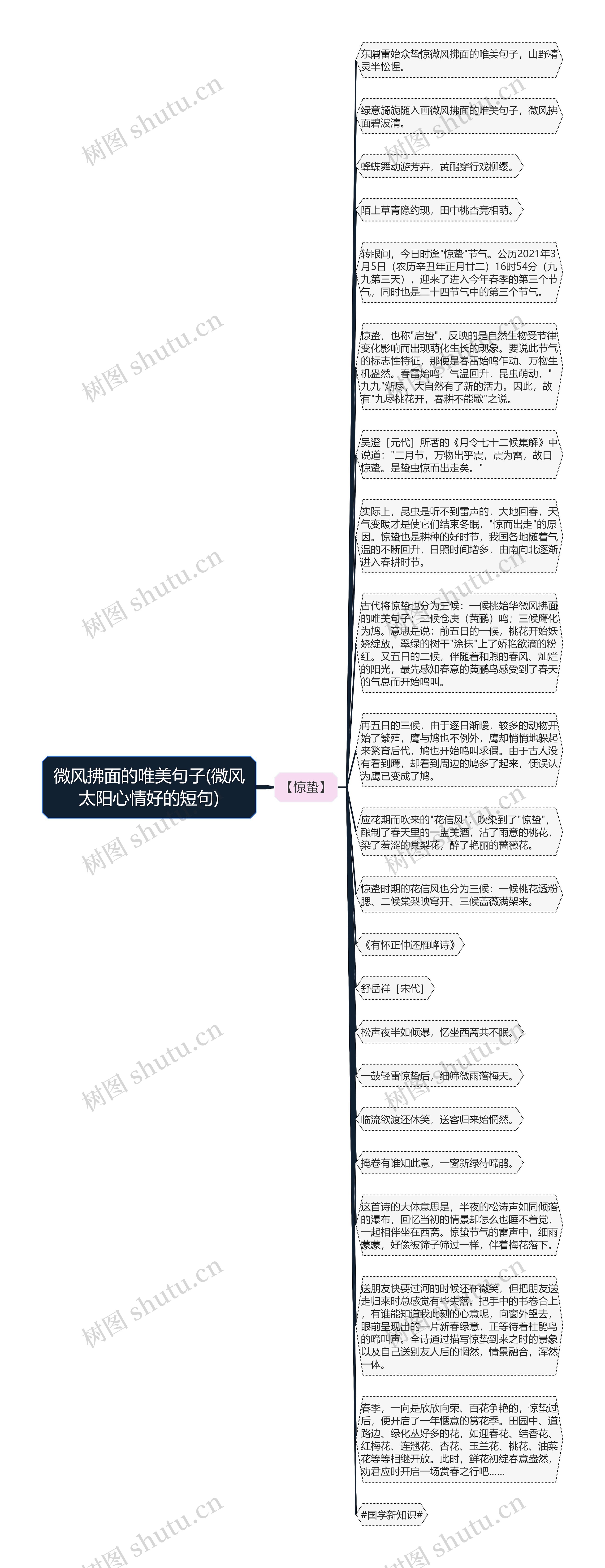 微风拂面的唯美句子(微风太阳心情好的短句)思维导图