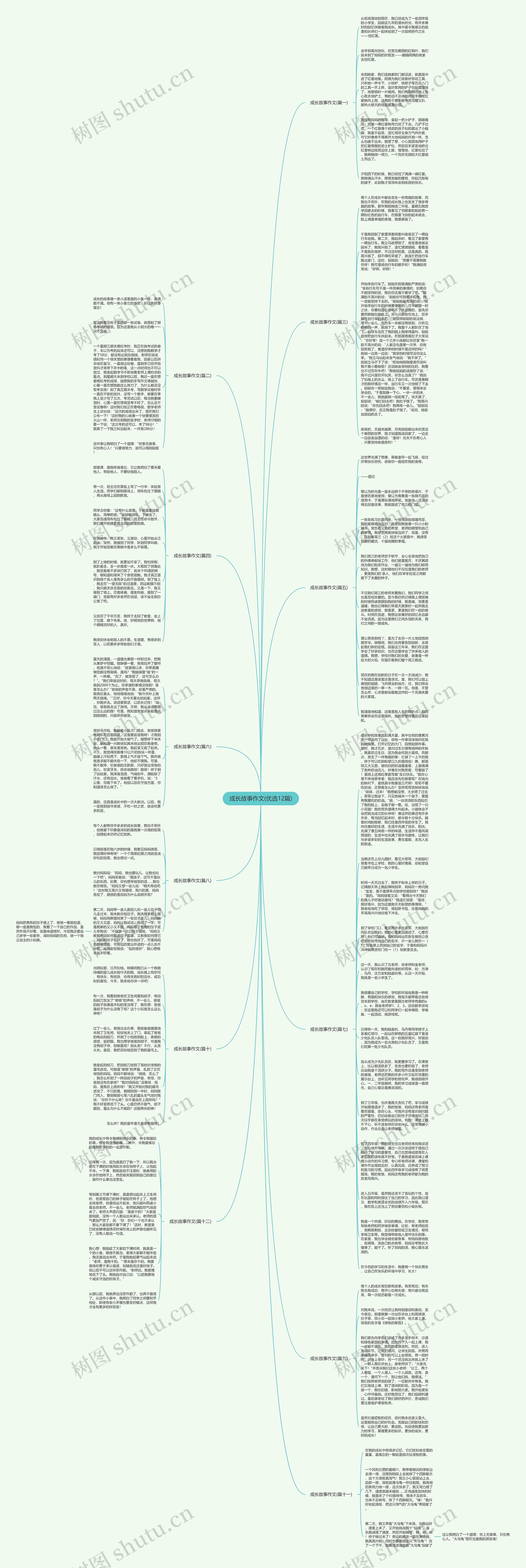 成长故事作文(优选12篇)思维导图