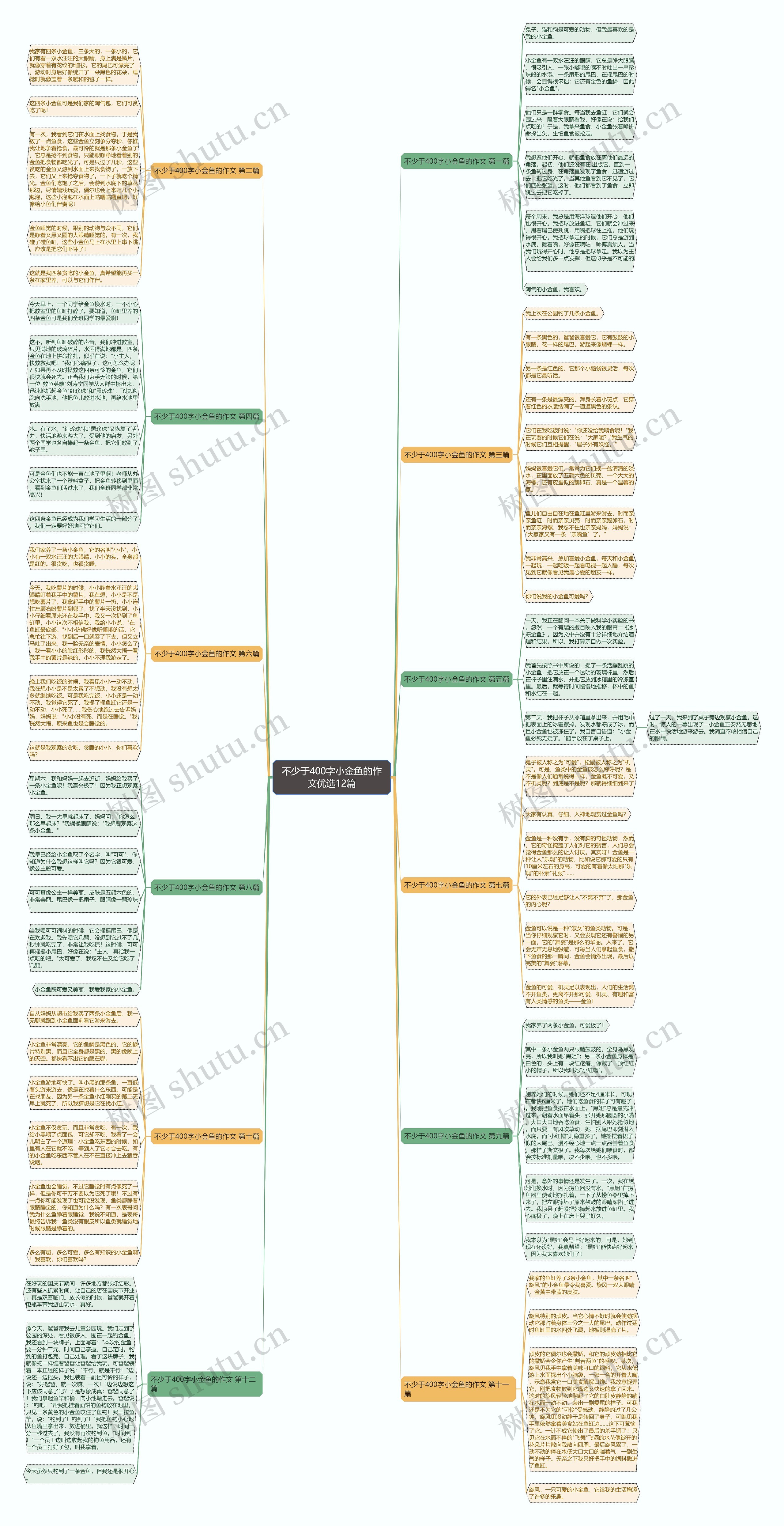不少于400字小金鱼的作文优选12篇 不少于400字小金鱼的作文优选12篇
