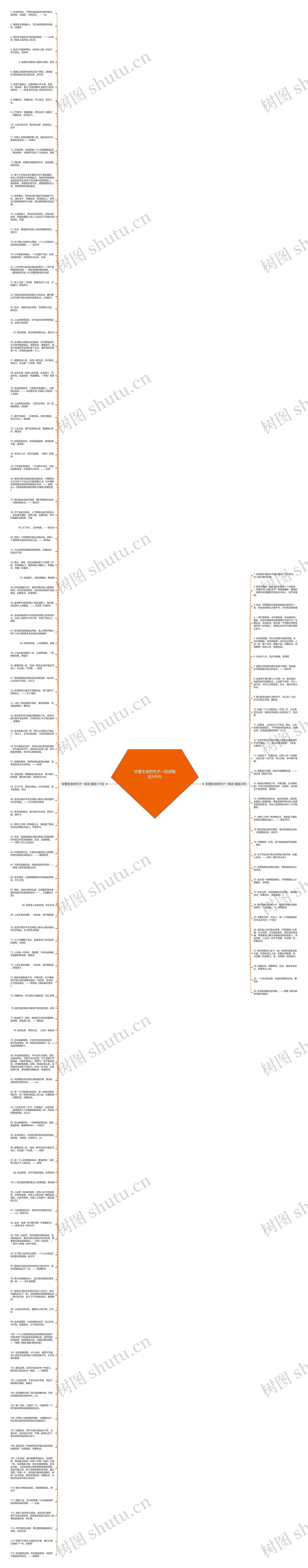 珍爱生命的句子一段话精选145句思维导图