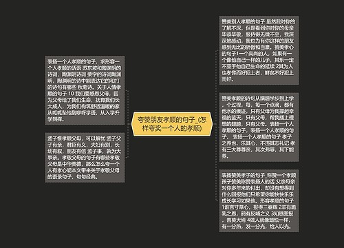 夸赞朋友孝顺的句子_(怎样夸奖一个人的孝顺)