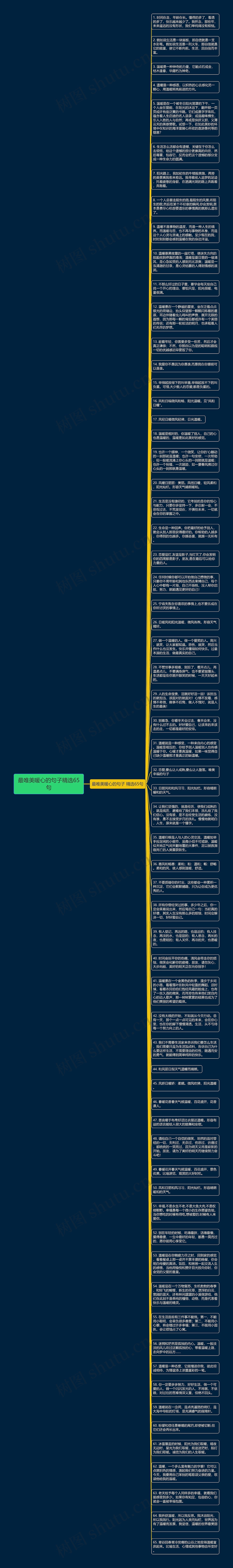 最唯美暖心的句子精选65句