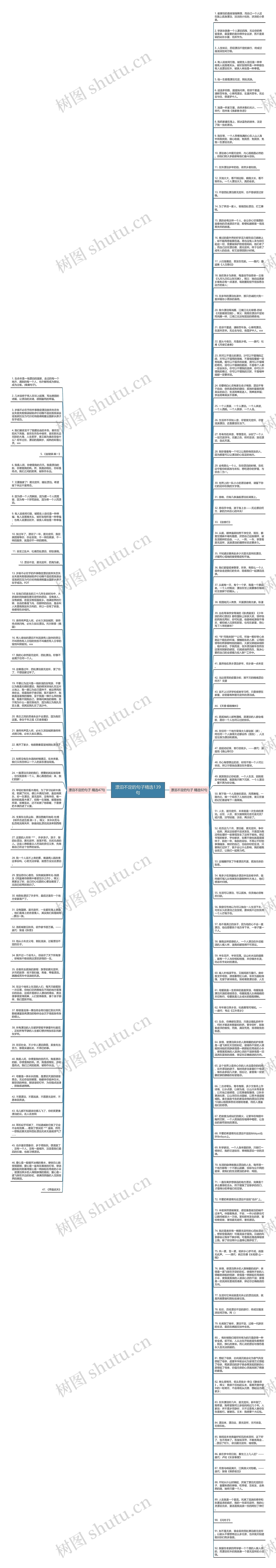 漂泊不定的句子精选139句思维导图