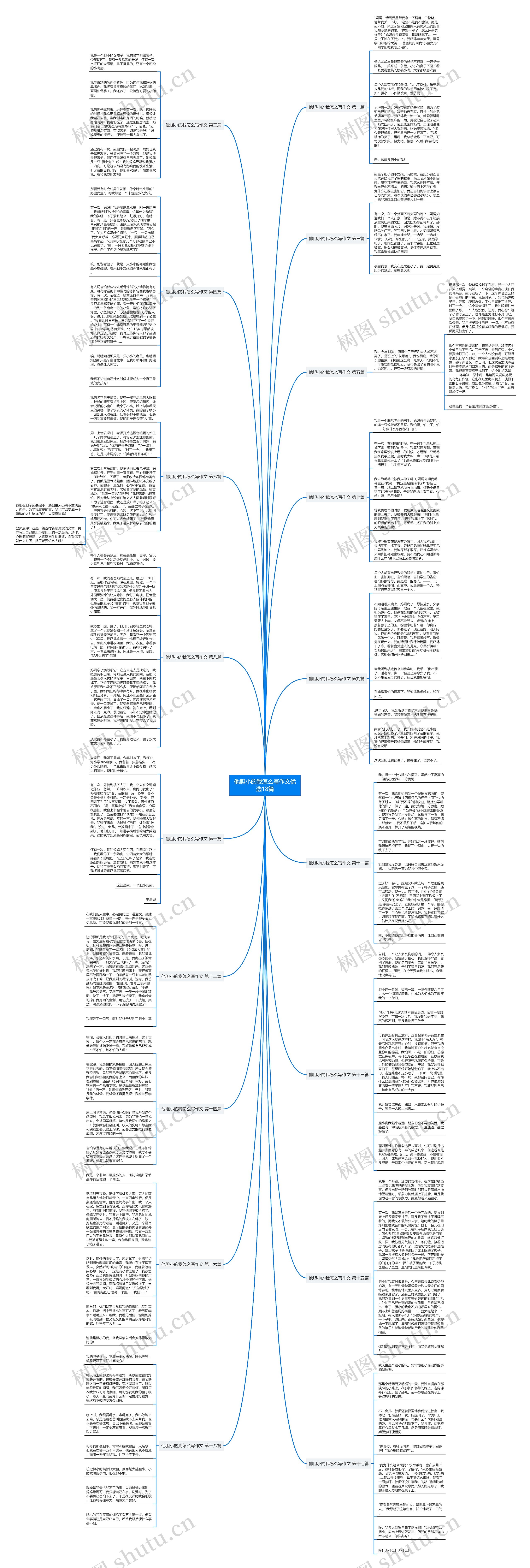他胆小的我怎么写作文优选18篇思维导图