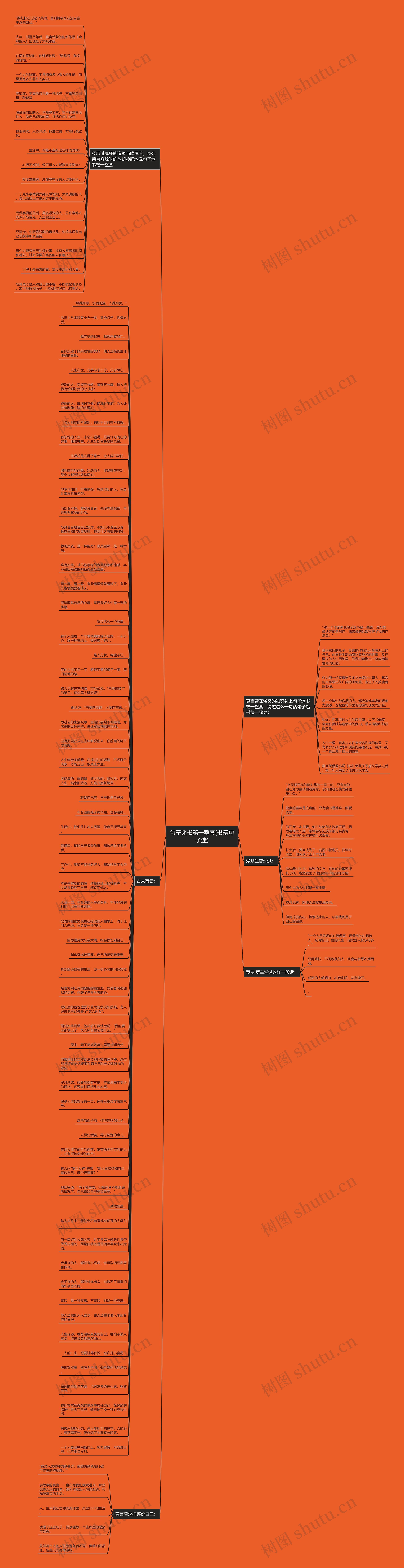 句子迷书籍一整套(书籍句子迷)思维导图