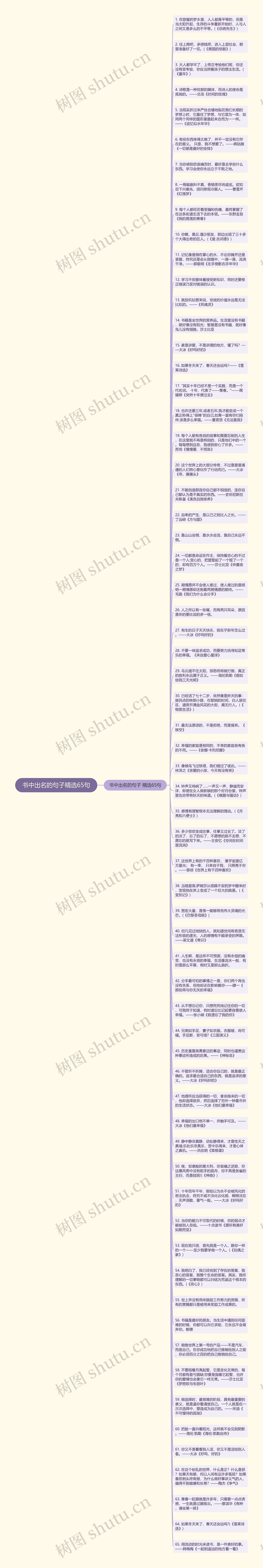 书中出名的句子精选65句