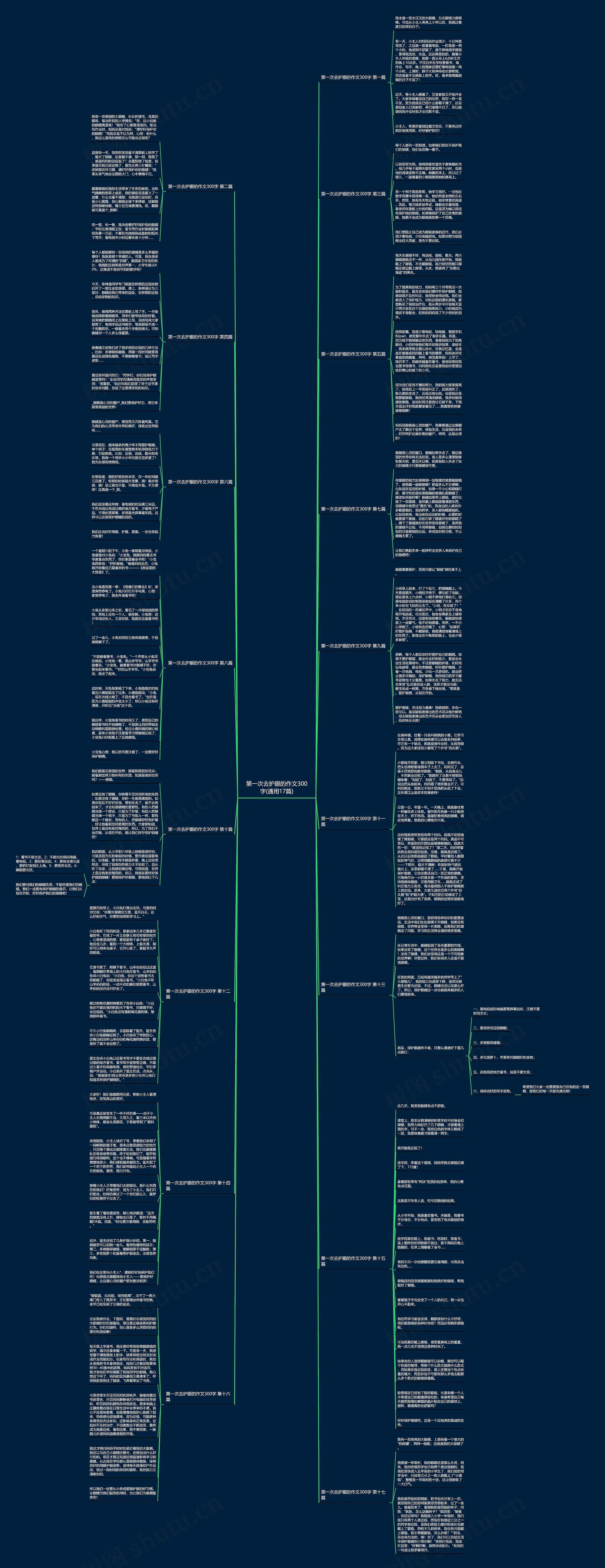 第一次去护眼的作文300字(通用17篇) 第一次去护眼的作文300字(通用17篇)