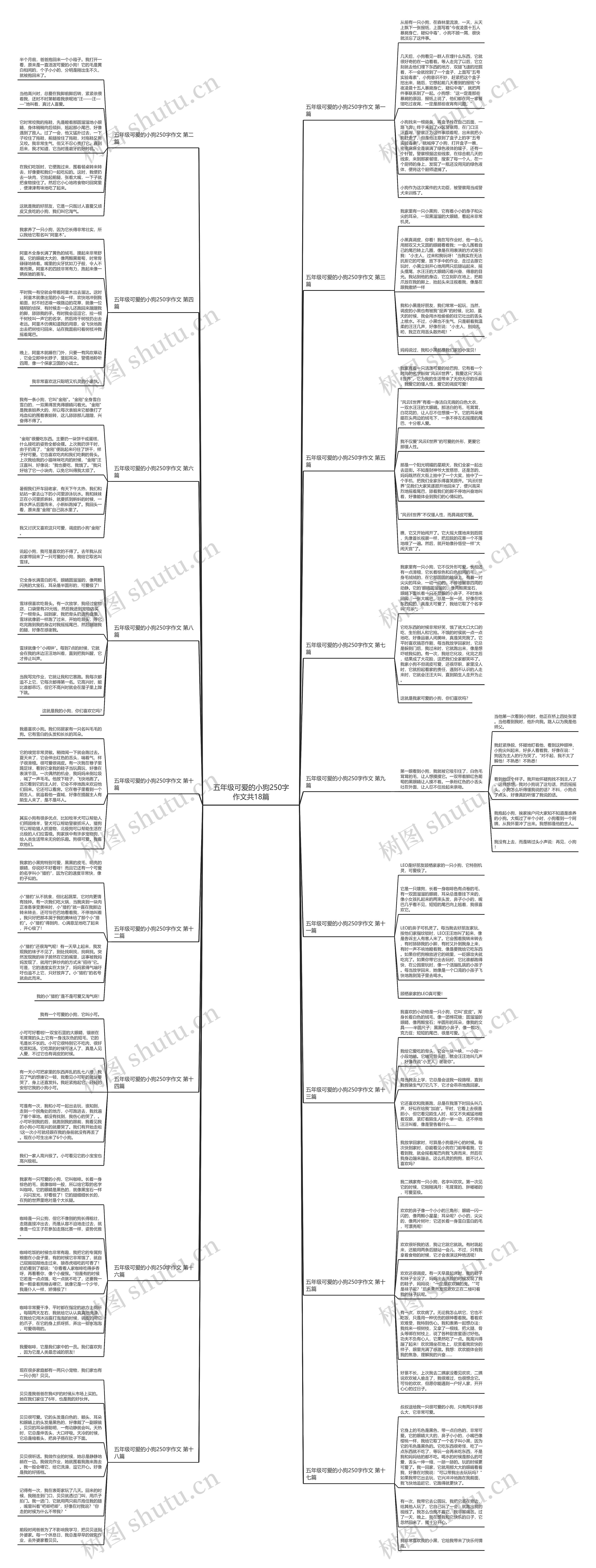 五年级可爱的小狗250字作文共18篇