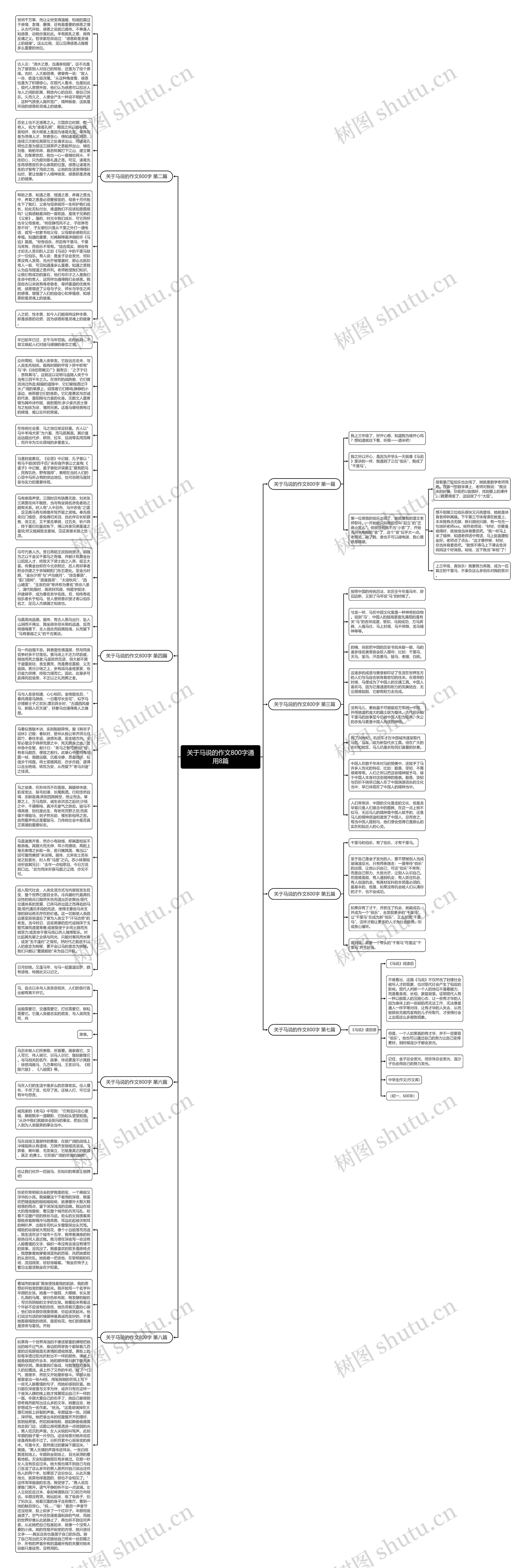 关于马说的作文800字通用8篇