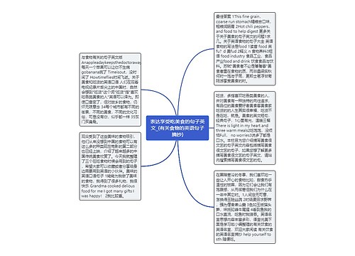 表达享受吃美食的句子英文_(有关食物的英语句子摘抄)