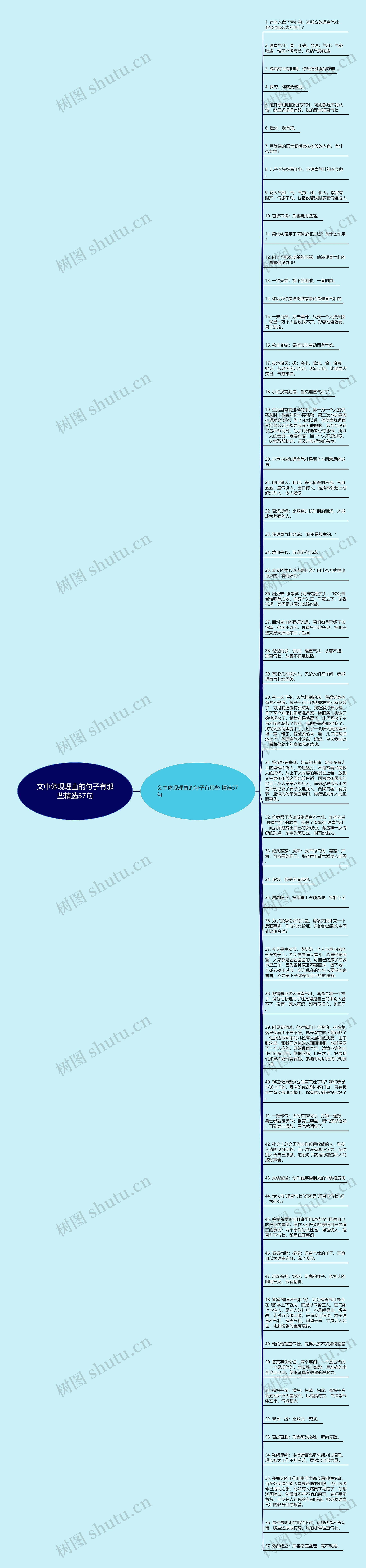 文中体现理直的句子有那些精选57句