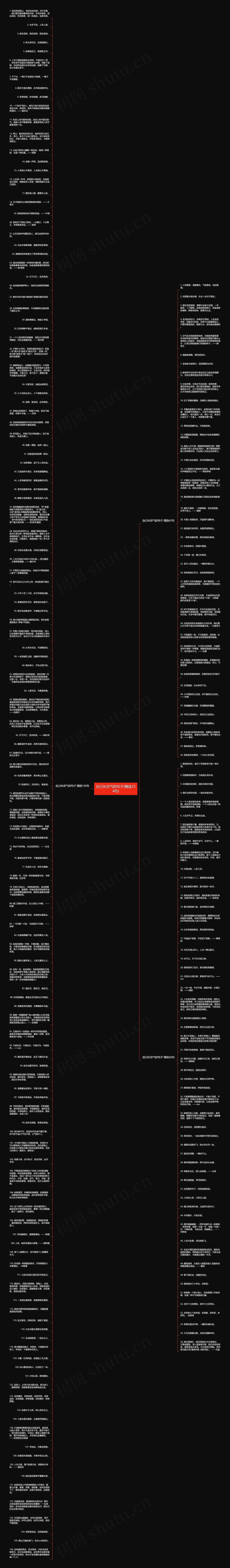自己长志气的句子(精选234句)思维导图