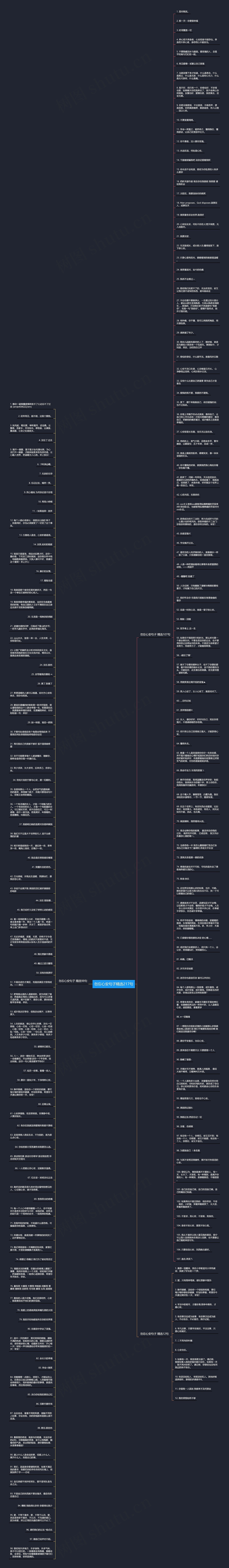 勿忘心安句子精选217句思维导图