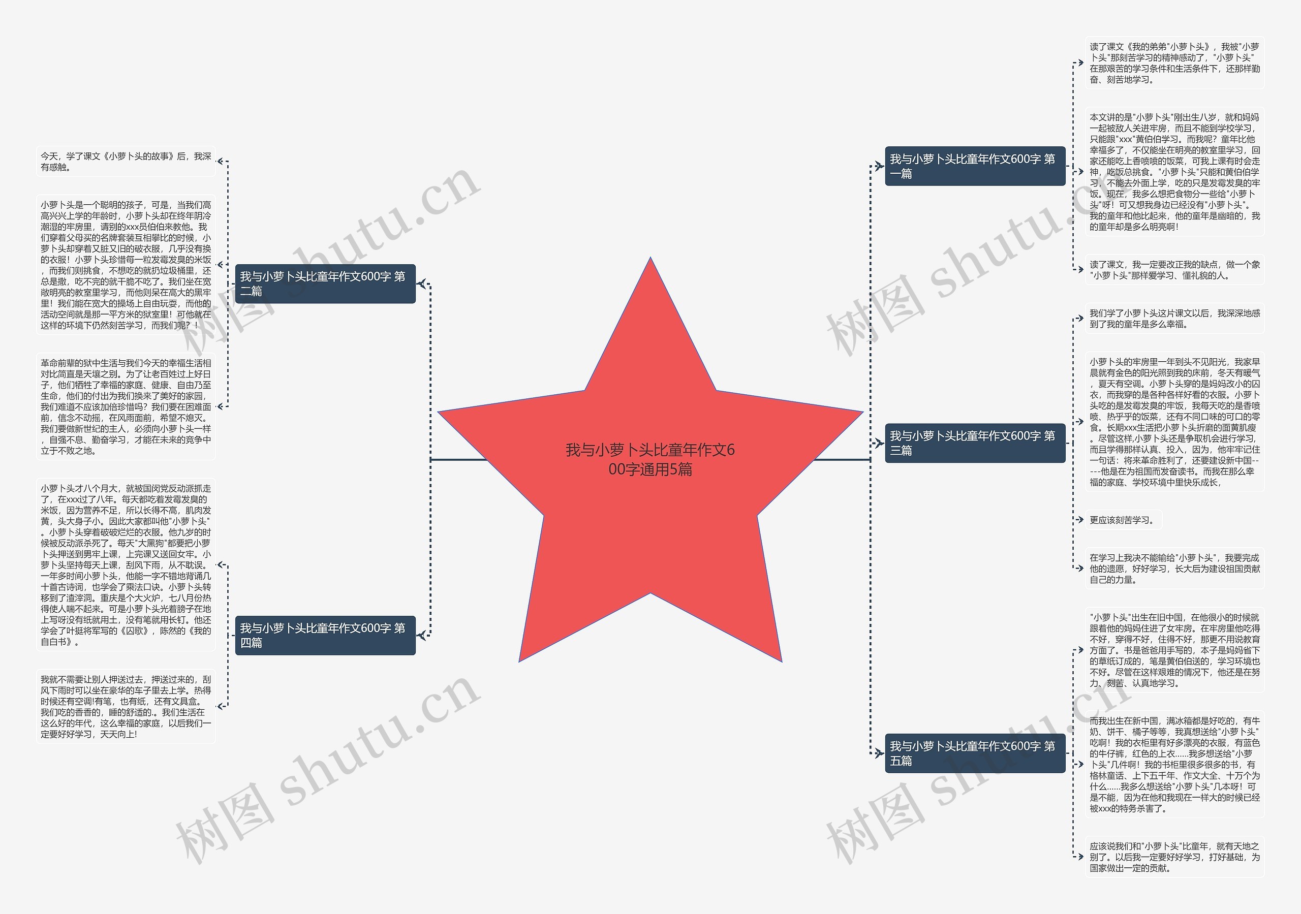 我与小萝卜头比童年作文600字通用5篇 我与小萝卜头比童年作文600字通用5篇