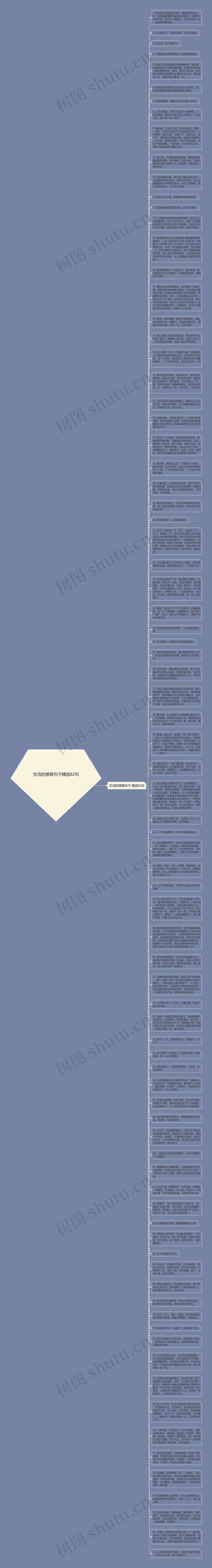 生活的感慨句子精选82句思维导图