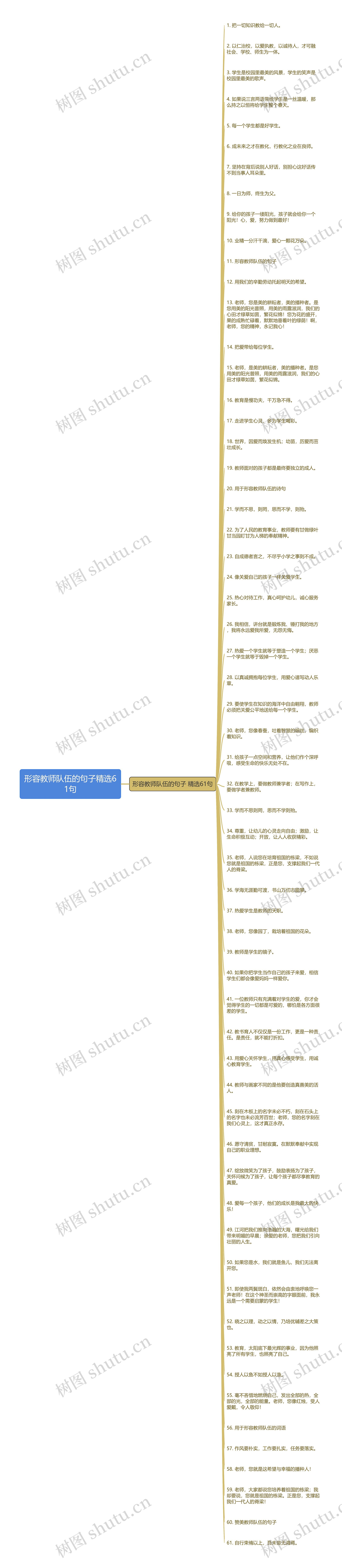 形容教师队伍的句子精选61句