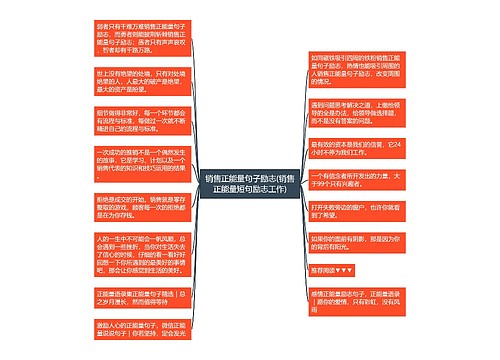 销售正能量句子励志(销售正能量短句励志工作)