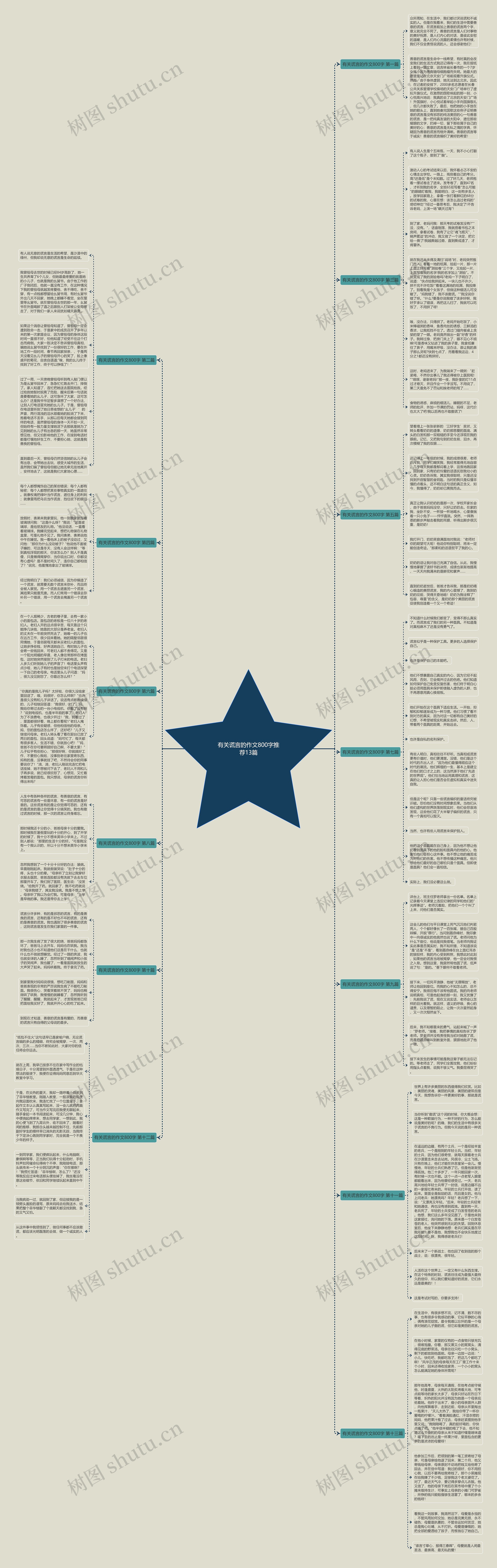有关谎言的作文800字推荐13篇思维导图