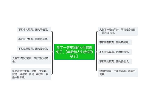 到了一定年龄的人生感悟句子_【年龄和人生感悟的句子】