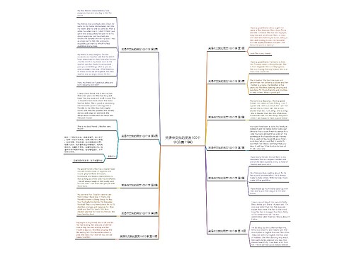 英语作文我的朋友100个字(合集11篇)