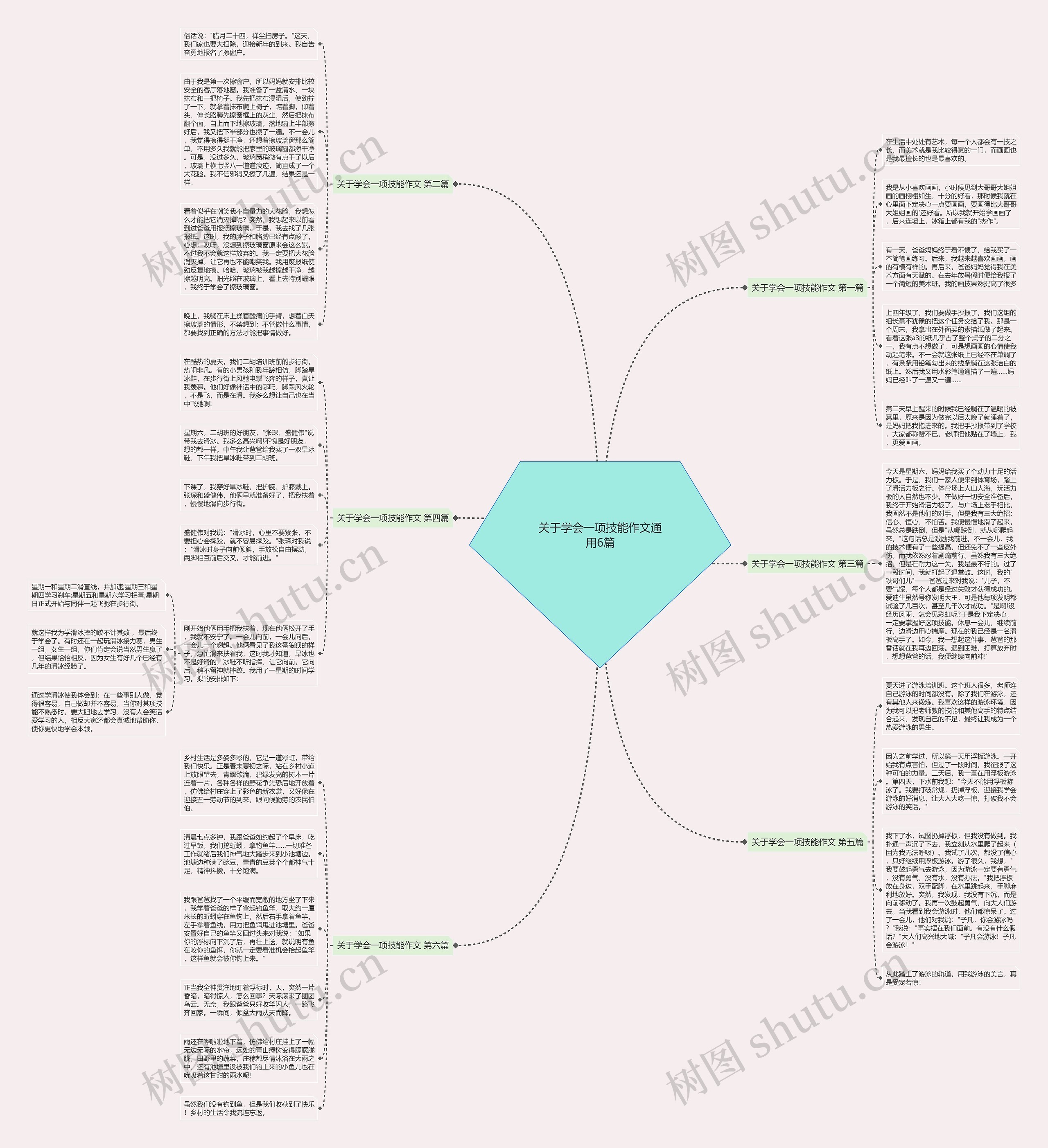 关于学会一项技能作文通用6篇思维导图
