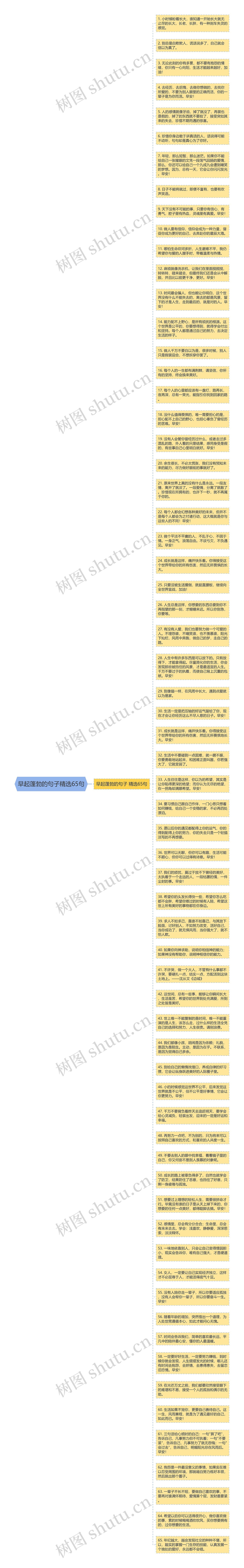 早起蓬勃的句子精选65句
