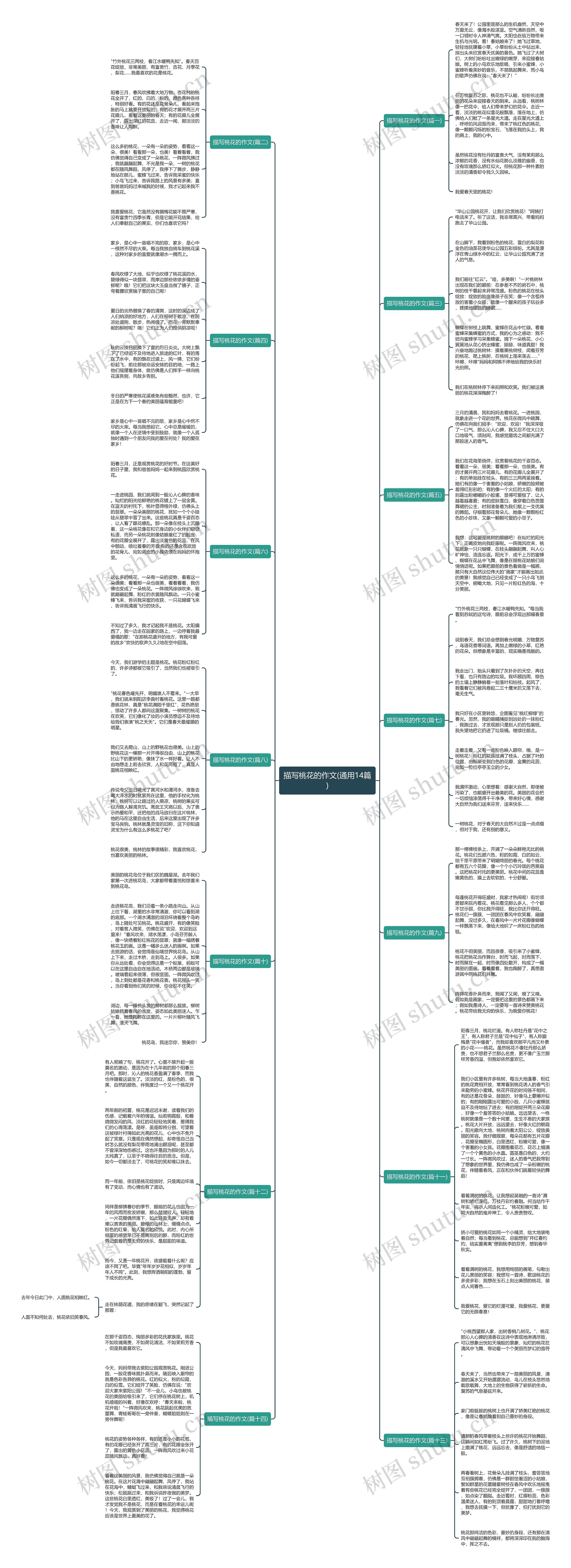 描写桃花的作文(通用14篇) 描写桃花的作文(通用14篇)