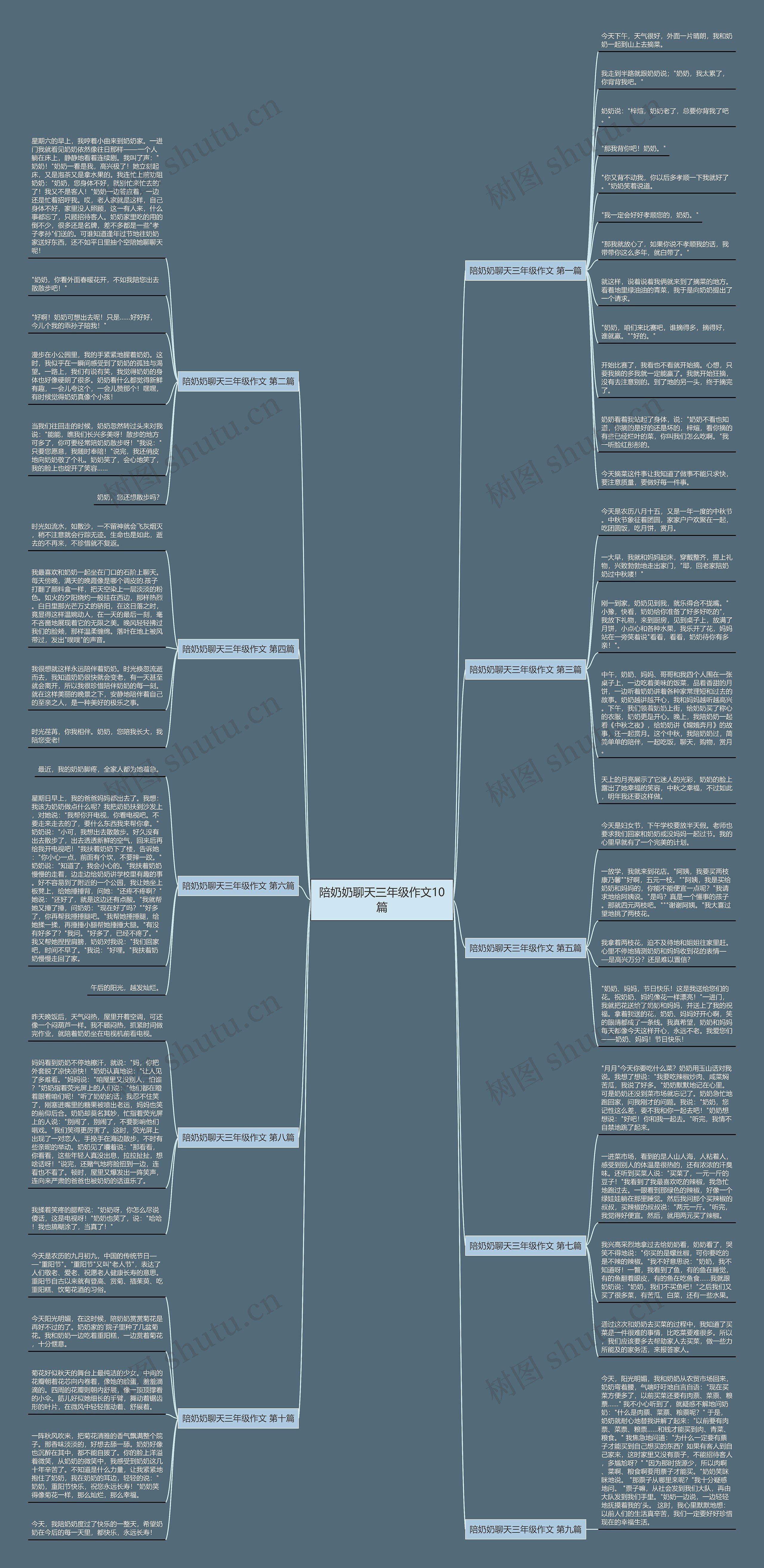 陪奶奶聊天三年级作文10篇 陪奶奶聊天三年级作文10篇