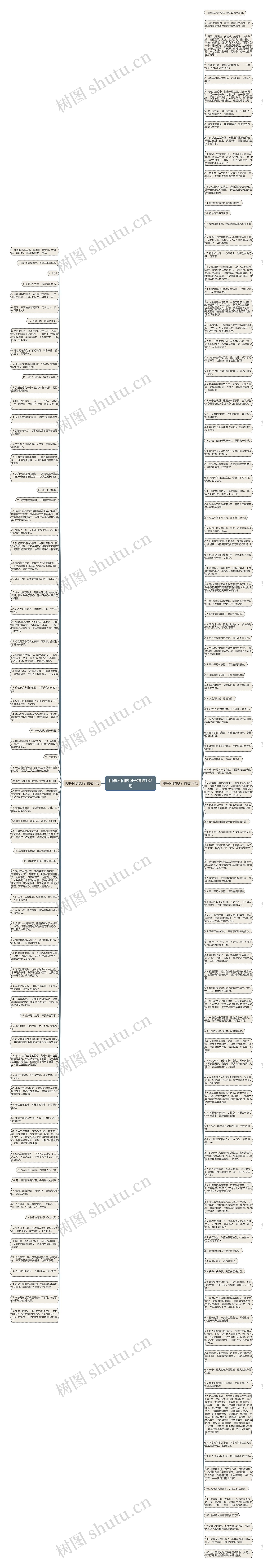 闲事不问的句子精选182句思维导图高清图 闲事不问的句子精选182句思维导图