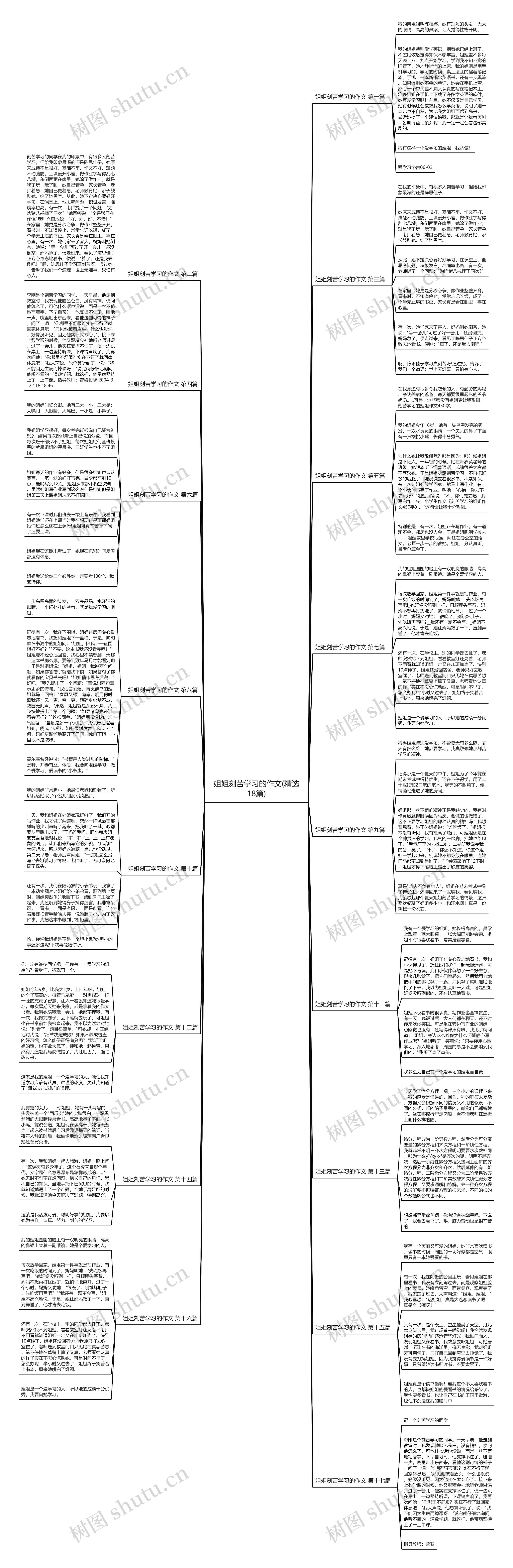 姐姐刻苦学习的作文(精选18篇)