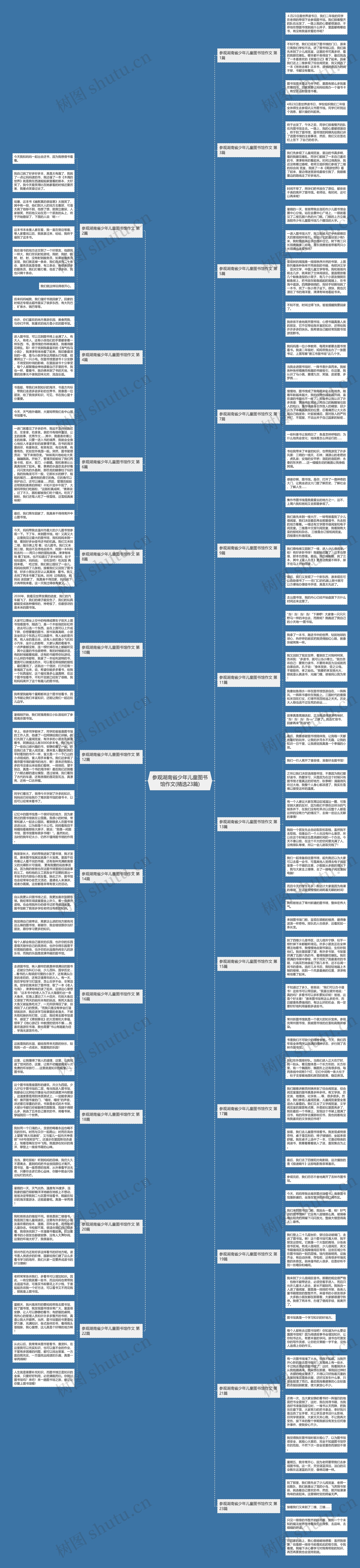 参观湖南省少年儿童图书馆作文(精选23篇)思维导图