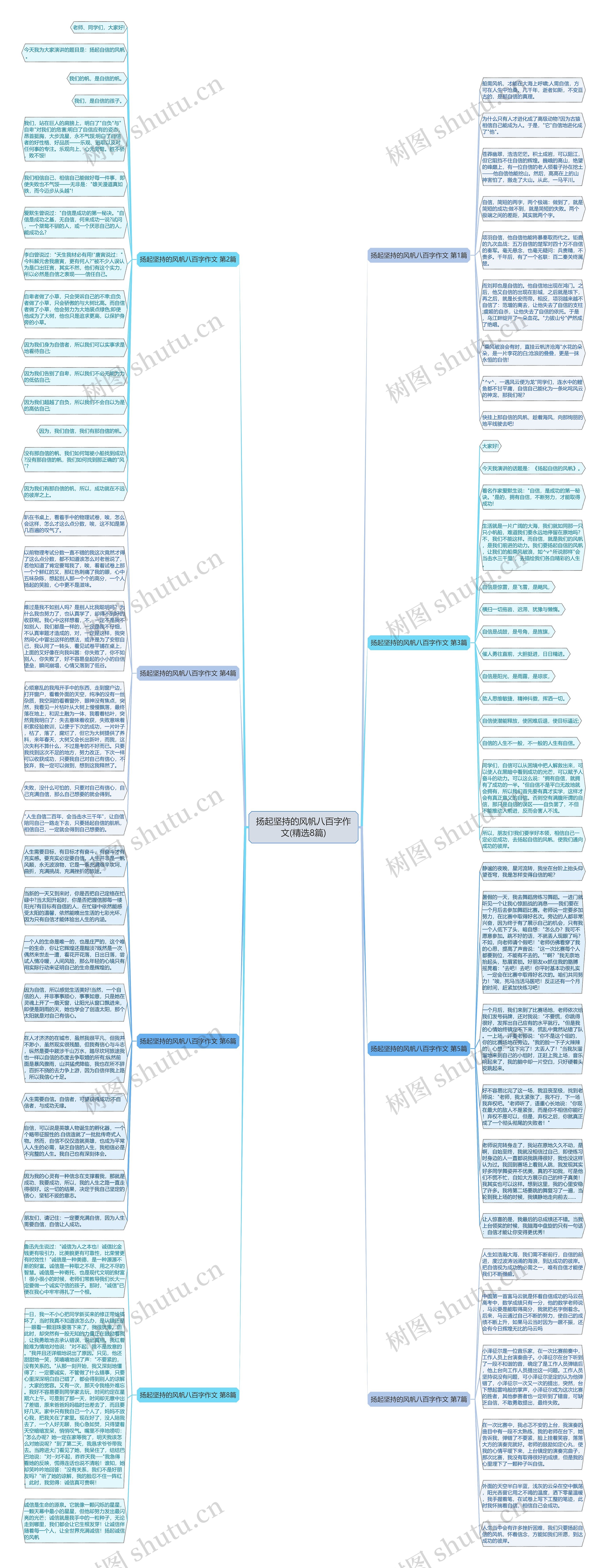 扬起坚持的风帆八百字作文(精选8篇)思维导图