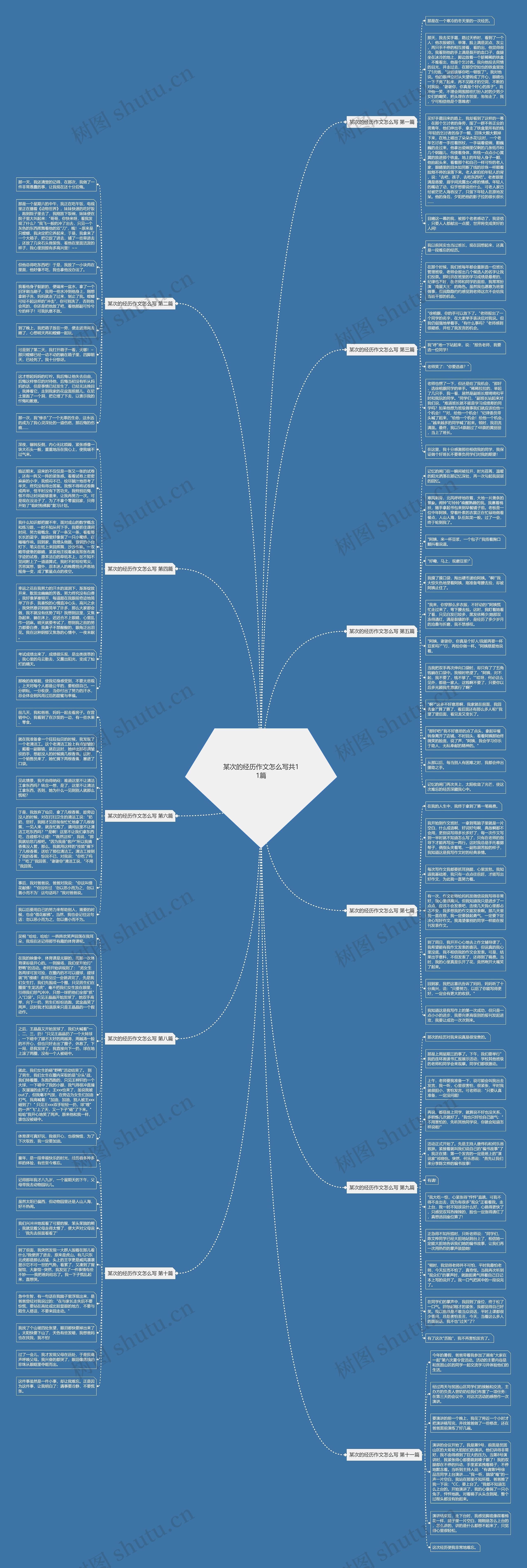 某次的经历作文怎么写共11篇思维导图