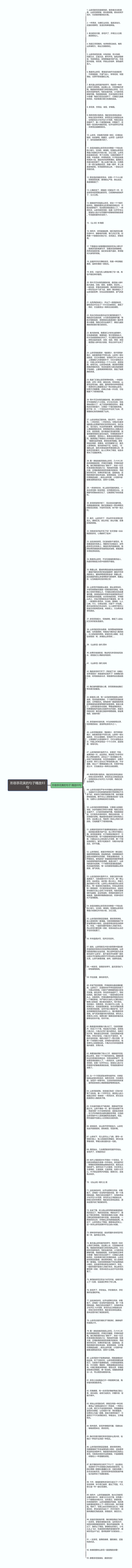 形容茶花美的句子精选93句