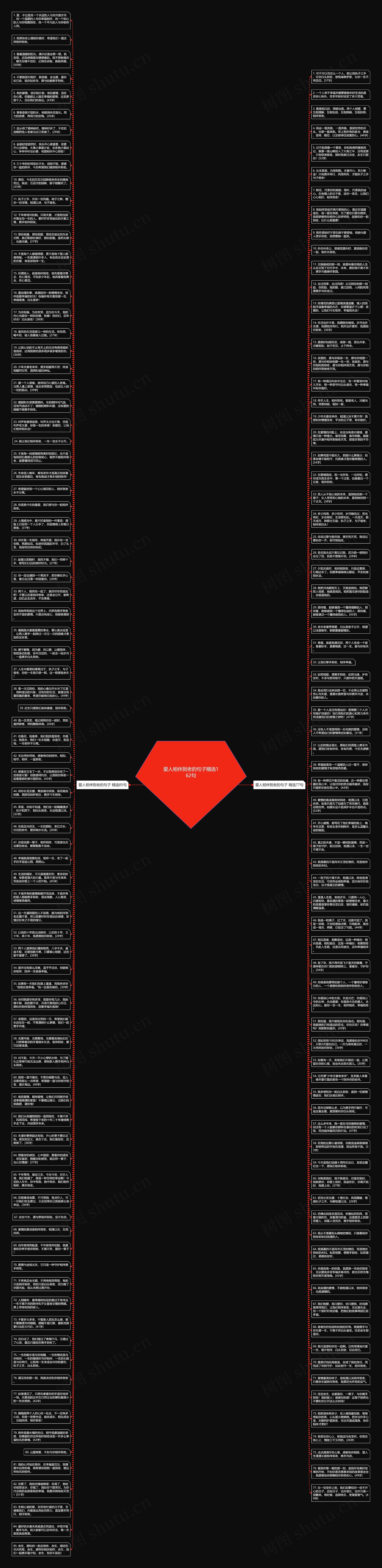 爱人相伴到老的句子精选162句思维导图