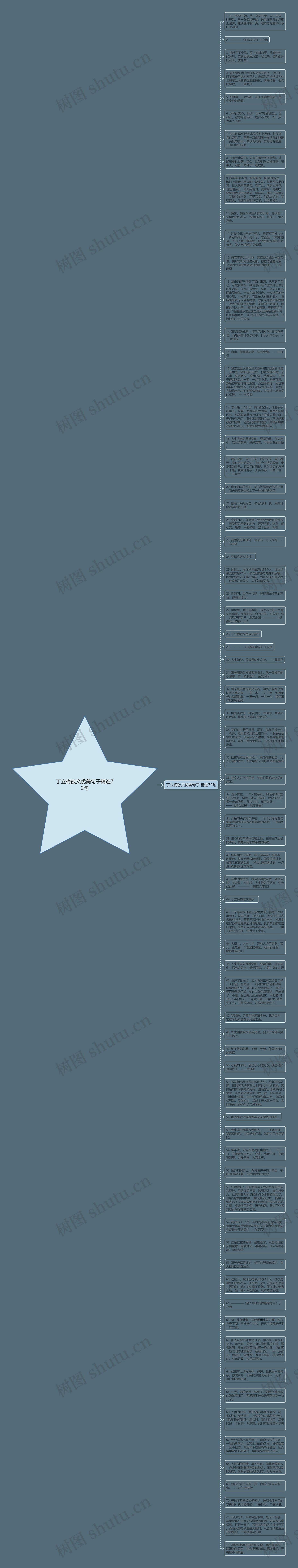 丁立梅散文优美句子精选72句思维导图