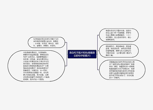 表白句子图片粉色(暗藏表白的句子的图片)