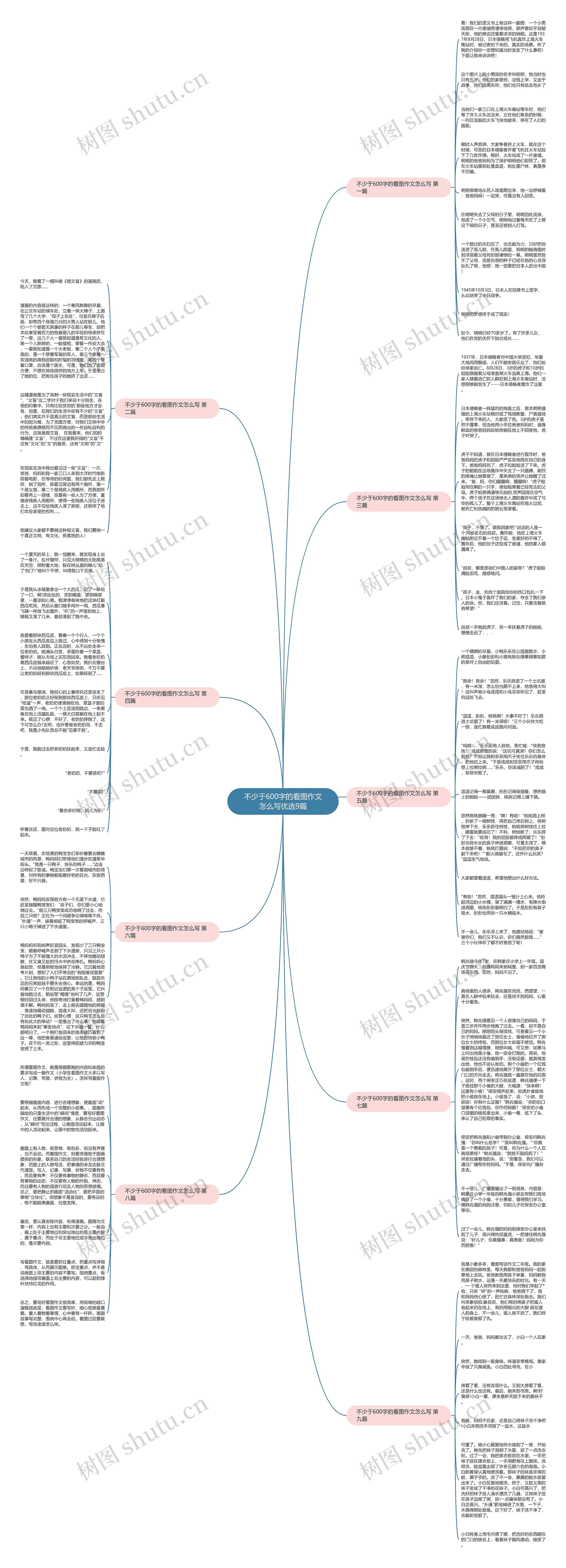 不少于600字的看图作文怎么写优选9篇思维导图