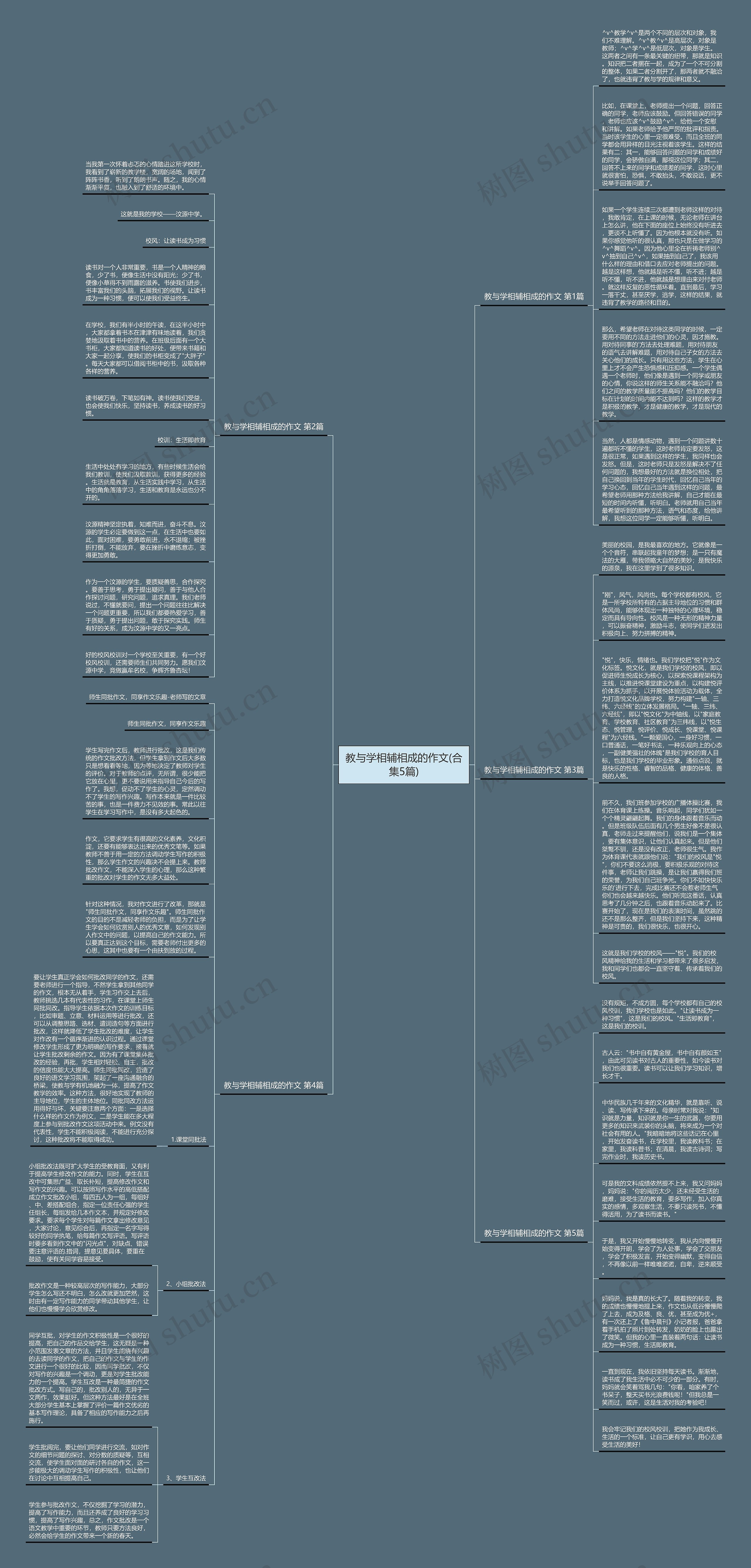 教与学相辅相成的作文(合集5篇)思维导图
