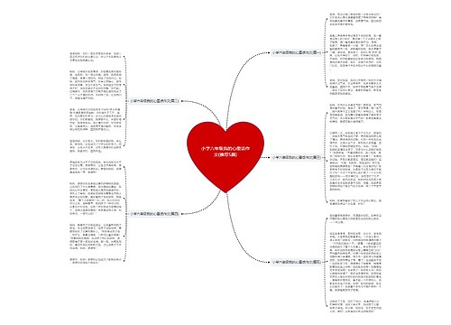 小学六年级我的心里话作文(推荐5篇) 小学六年级我的心里话作文(推荐5篇)