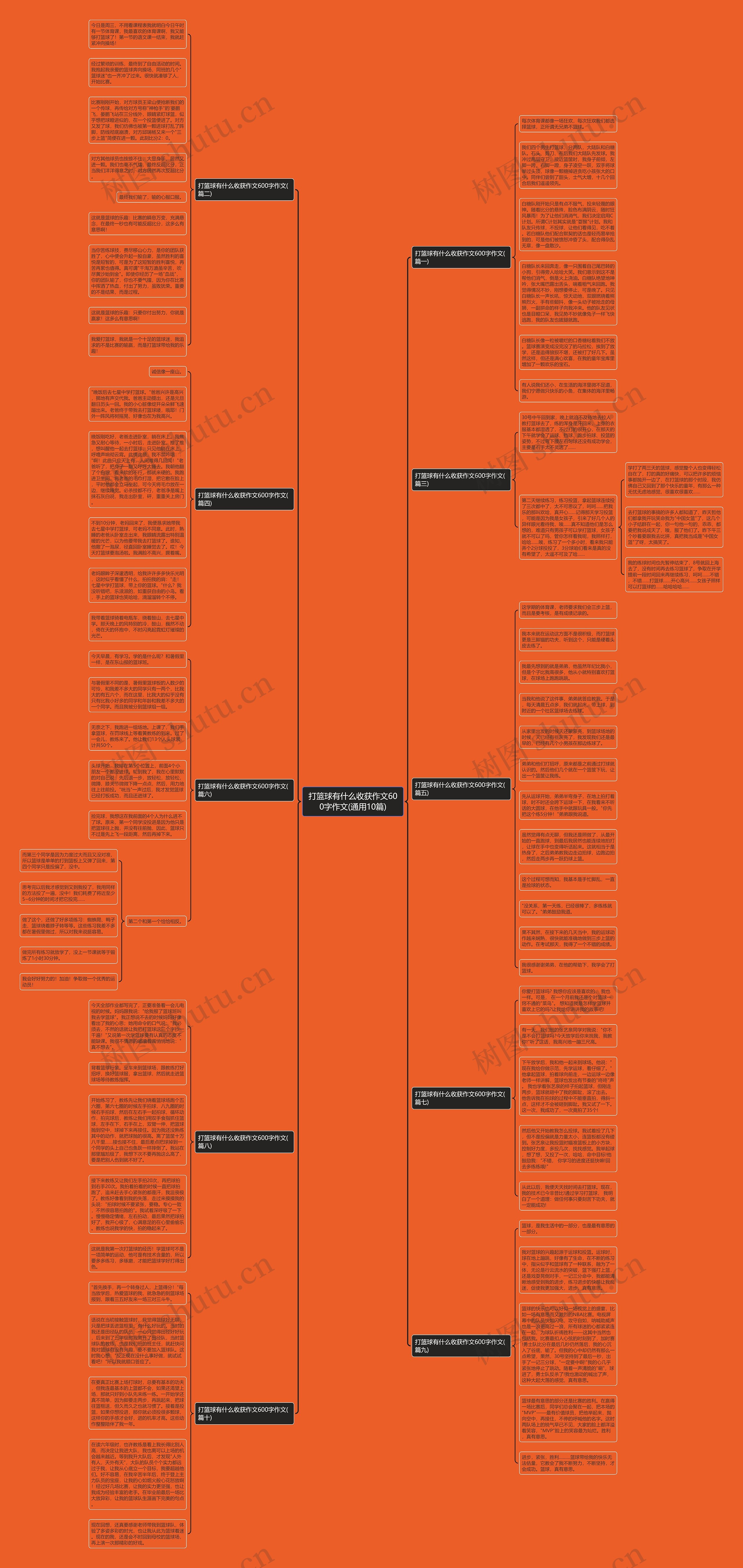 打篮球有什么收获作文600字作文(通用10篇)