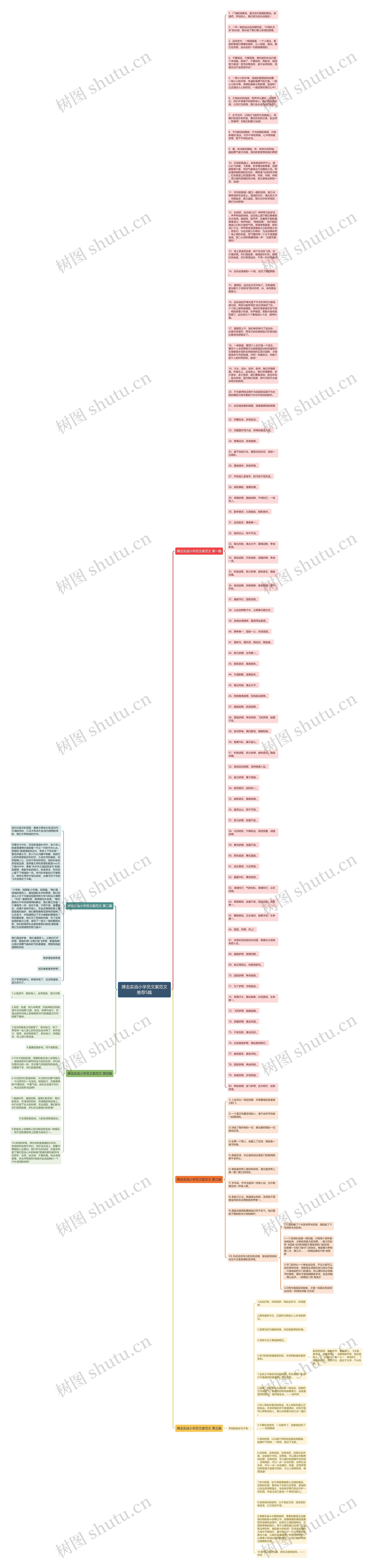 搏击实战小学员文案范文推荐5篇思维导图