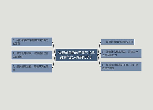 恢复单身的句子霸气【单身霸气女人经典句子】